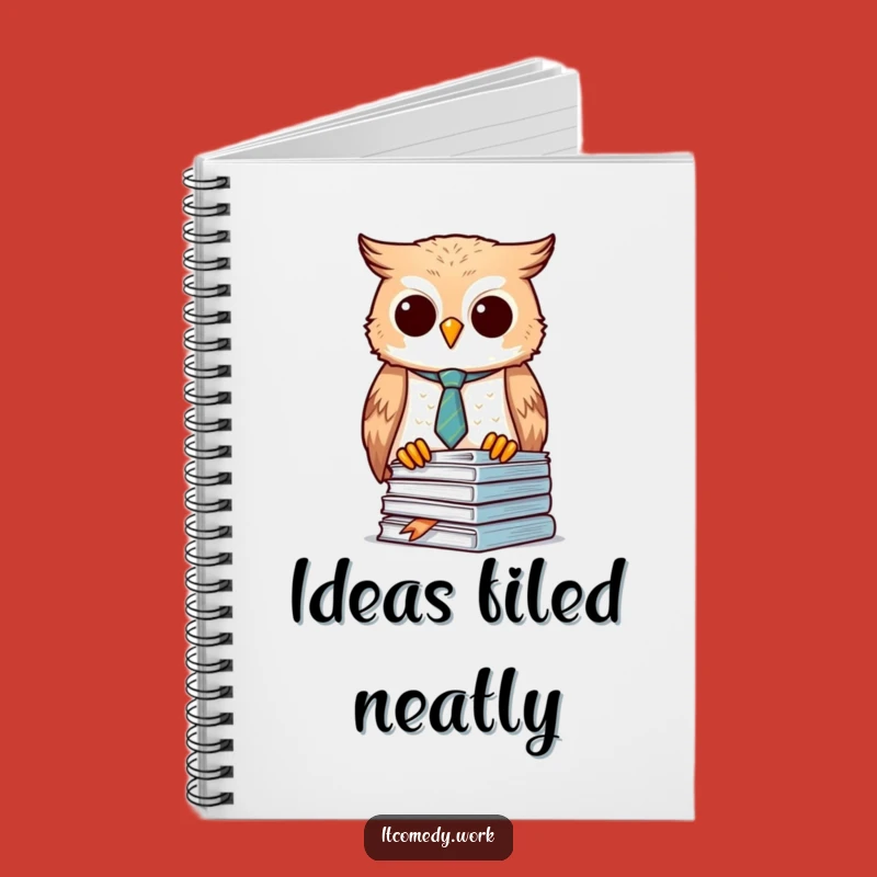 Funny Owl Organizer Notebook: Jot Down Plans, a smart and funny gift for planners.