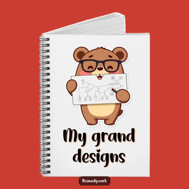 Funny Bear Logic Notebook: Chart Your Course to Success!